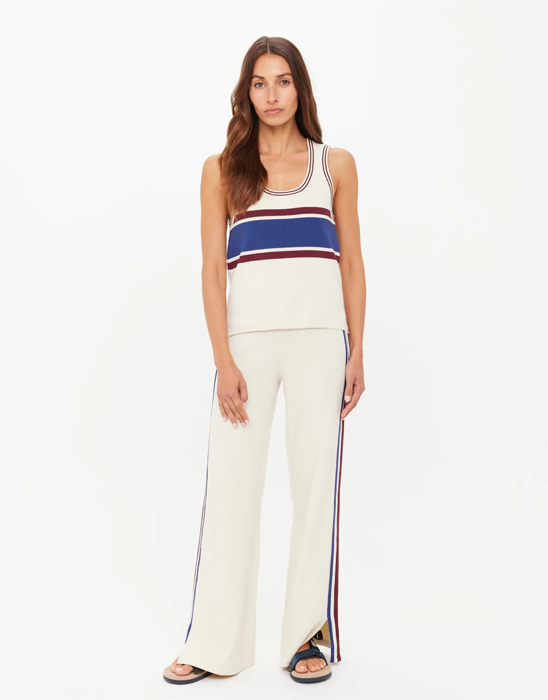 Adesa Vilde Knit Tank Top - Creme - Image 3
