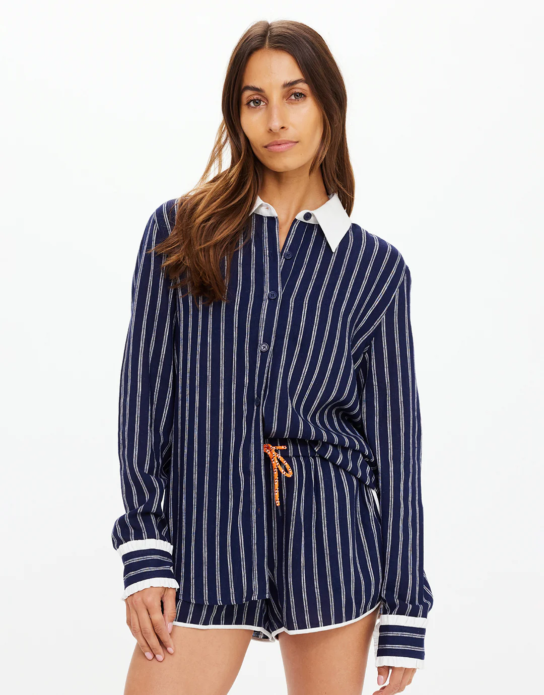 Belize Bobbi Collared Shirt - Stripe - Image 2