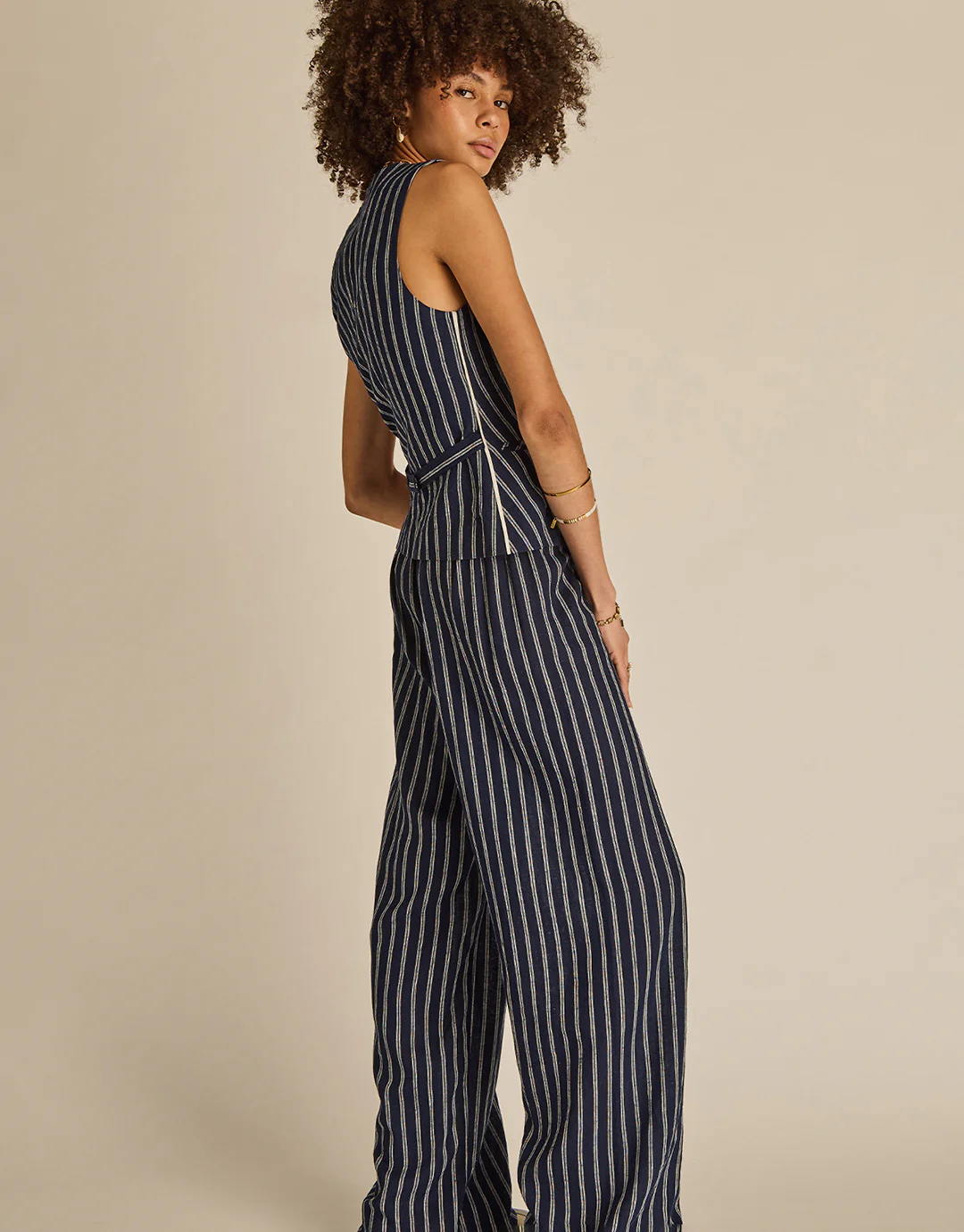 Belize Charli Drawstring Pant - Stripe - Image 6