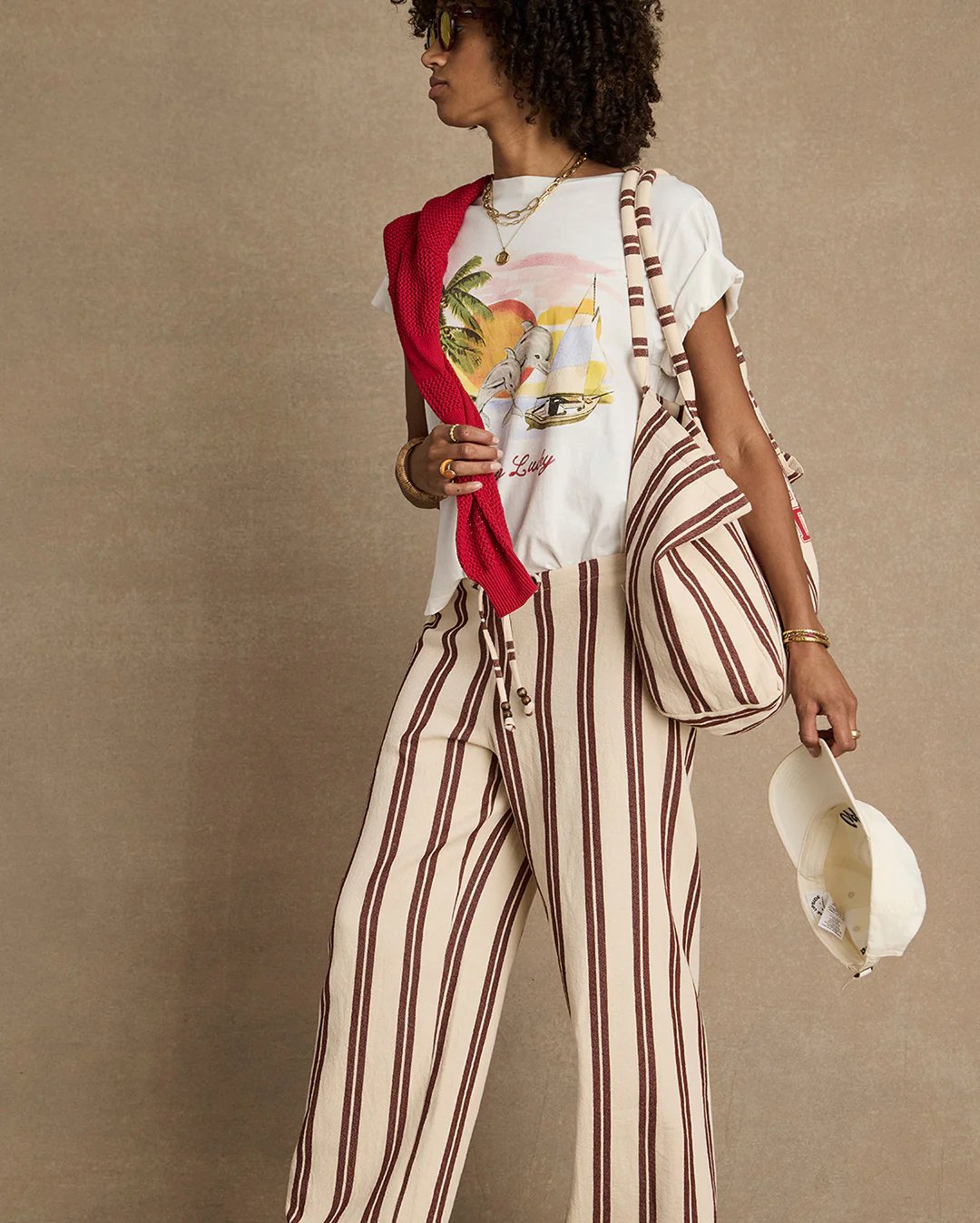 Feeling Lucky Jodhi T-Shirt - Creme - Image 8