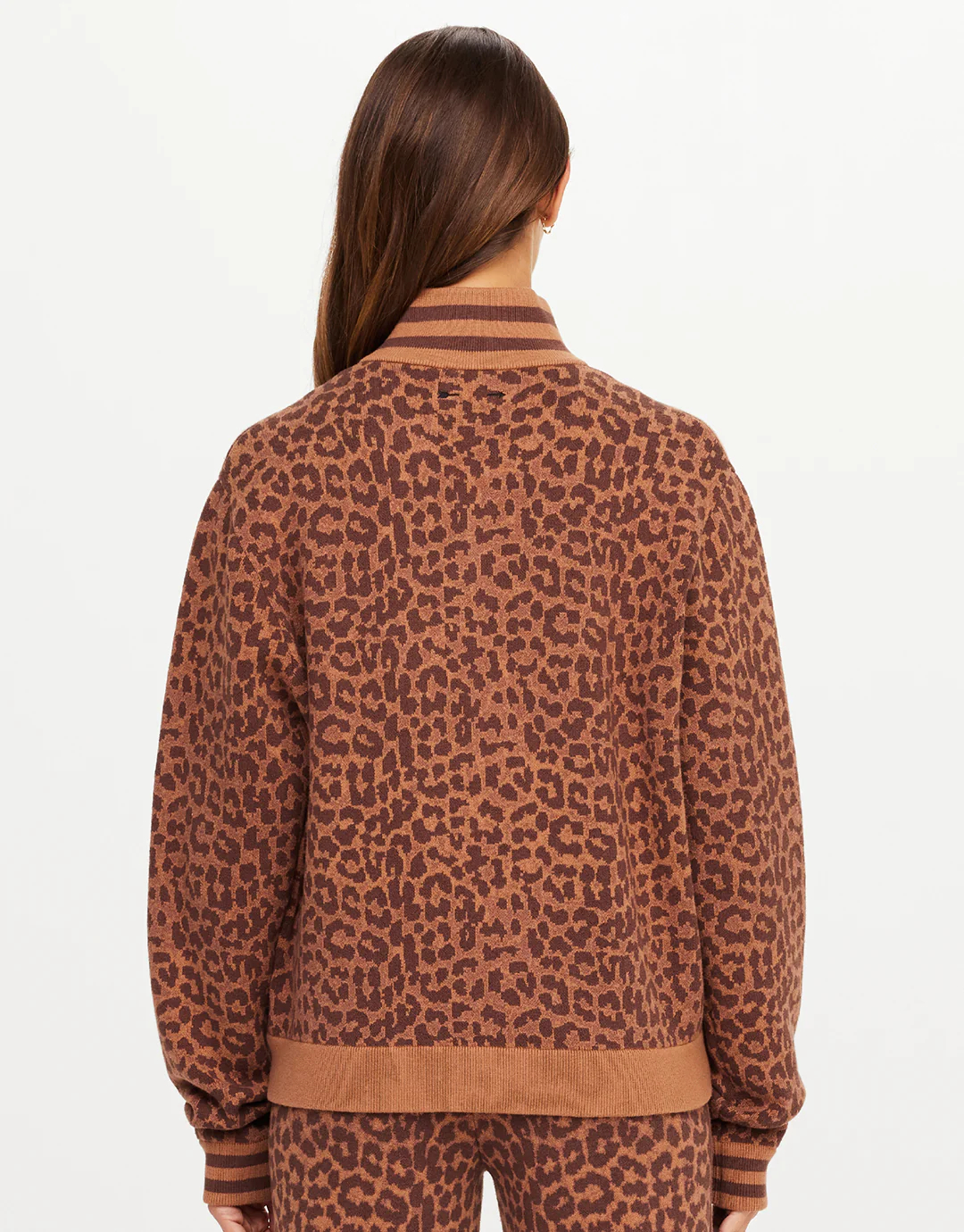 Malawi Margot Knit Jacket - Leopard - Image 4