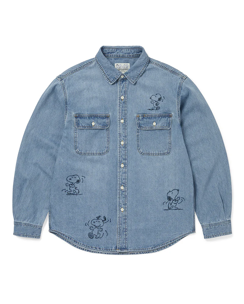 TNT Peanuts Denim Shirt - Blue