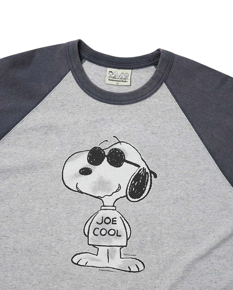 TNT Peanuts Raglan Tee - Heather Grey - Image 2
