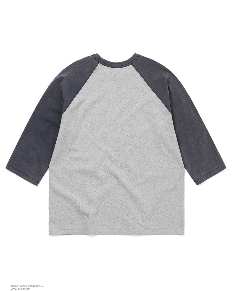 TNT Peanuts Raglan Tee - Heather Grey - Image 3