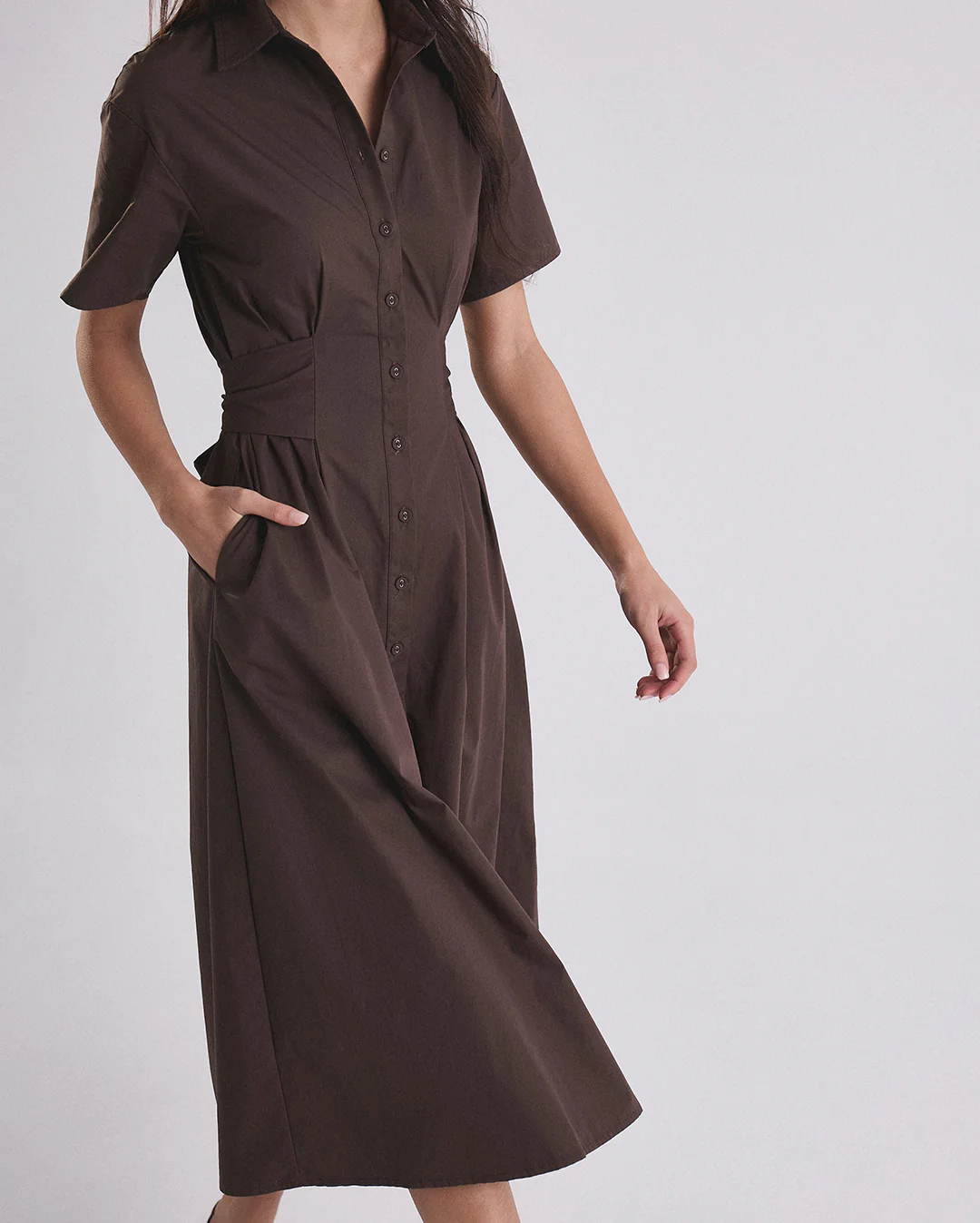 Vela Dress - Cacao - Image 4