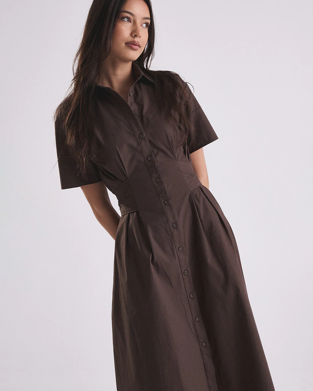 Vela Dress - Cacao - Image 5