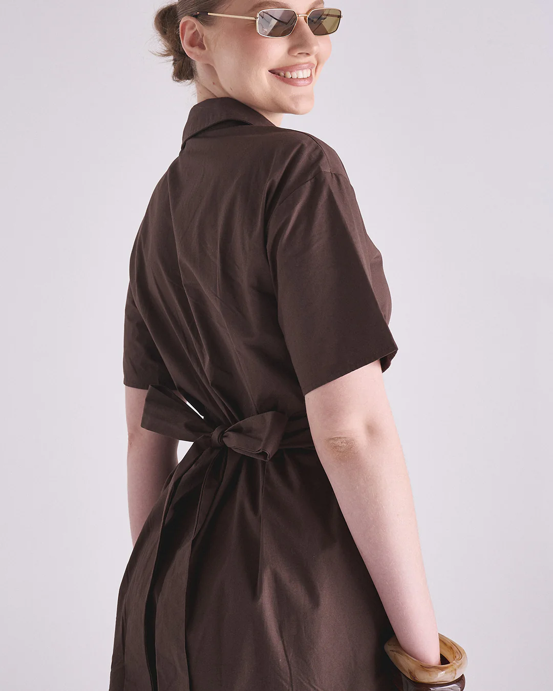 Vela Dress - Cacao - Image 8