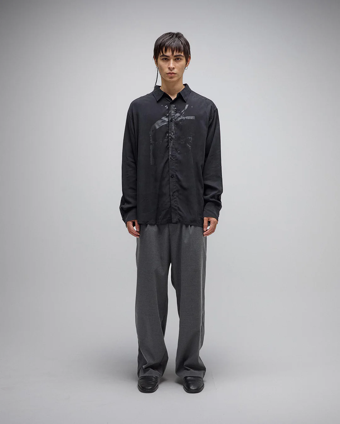 Vivian Long Sleeve Shirt - Black - Image 2