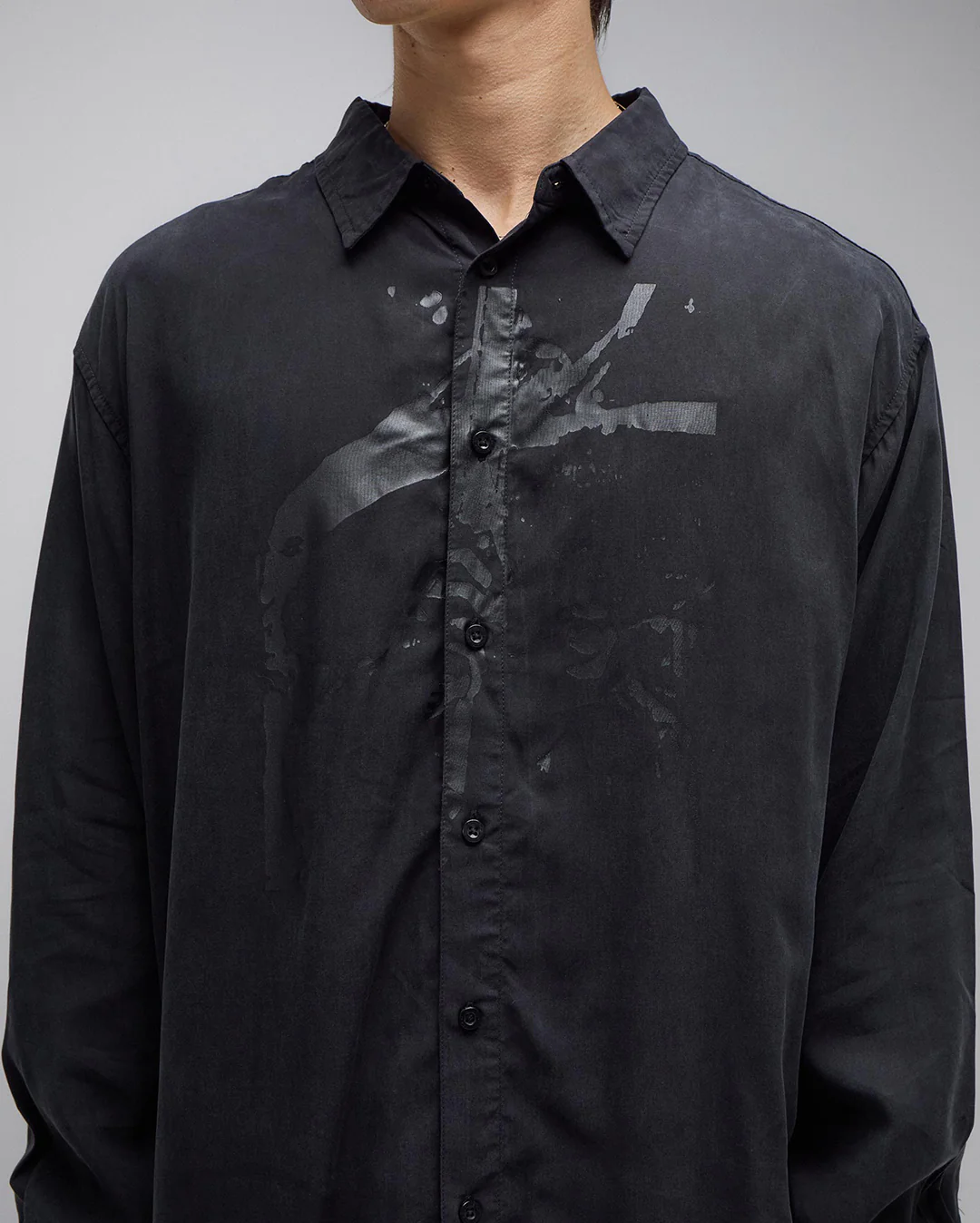 Vivian Long Sleeve Shirt - Black - Image 4