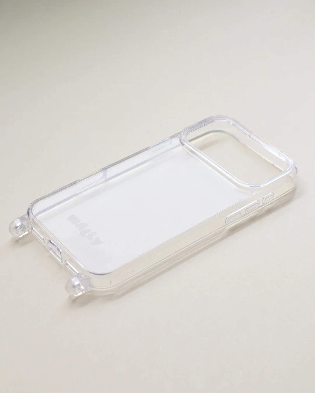 iPhone Case with Plastic Hooks - Clear