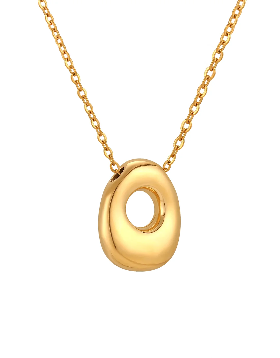 Cloud Letter Pendant - Gold - Image 17