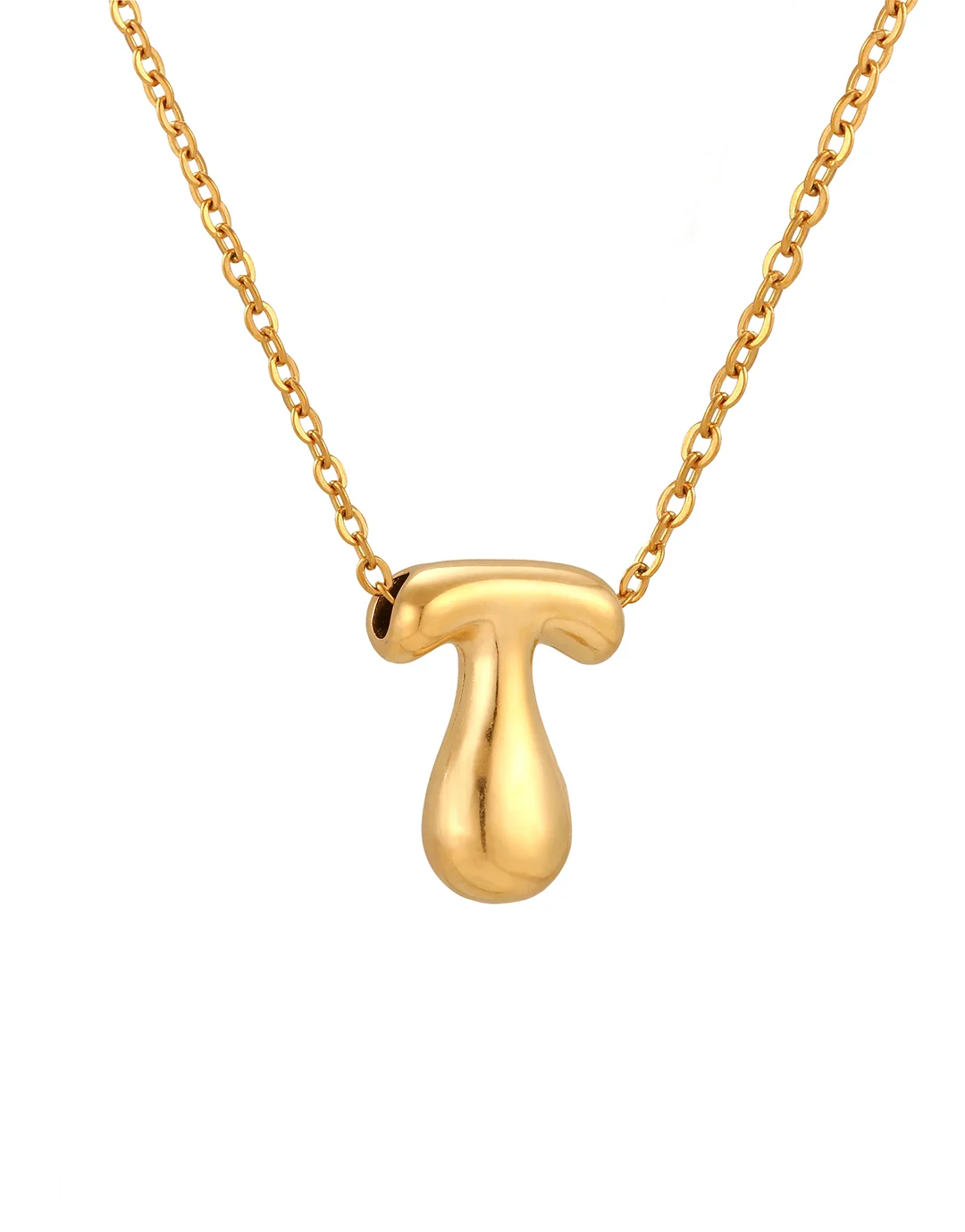 Cloud Letter Pendant - Gold - Image 22