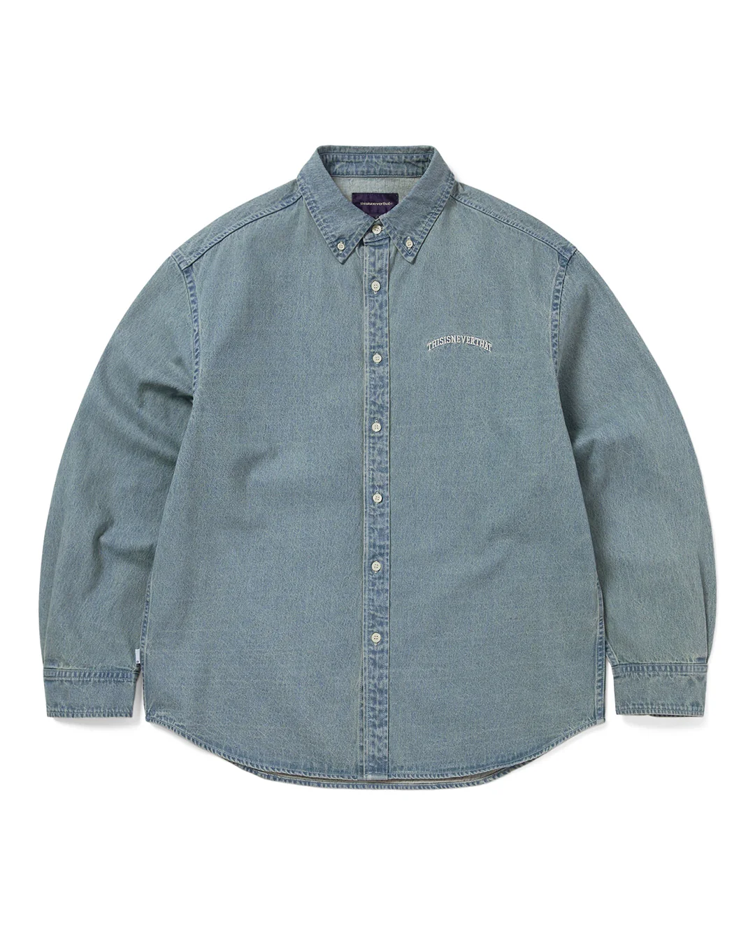 Washed Denim Shirt - Washed Blue