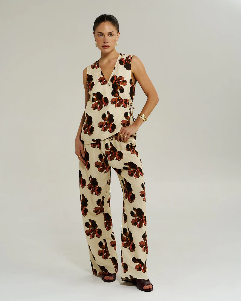 Wide Leg Pant - Butter Fleur - Image 4