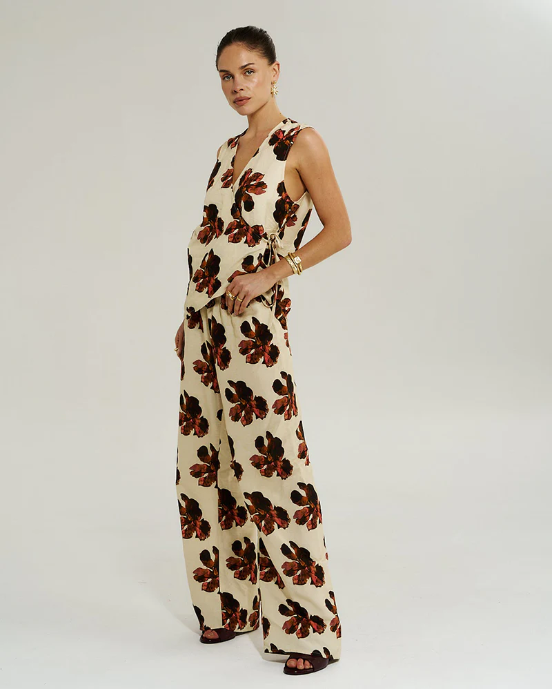 Wide Leg Pant - Butter Fleur - Image 5