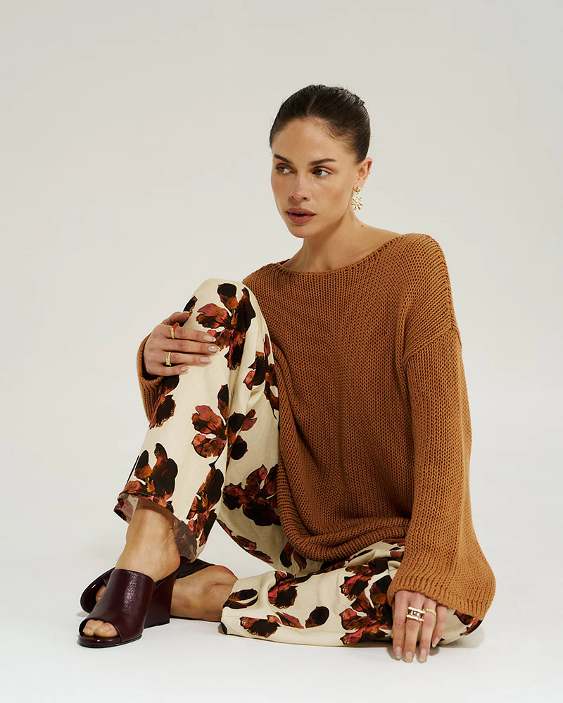 Wide Leg Pant - Butter Fleur - Image 6