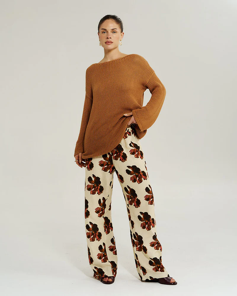 Wide Leg Pant - Butter Fleur - Image 7