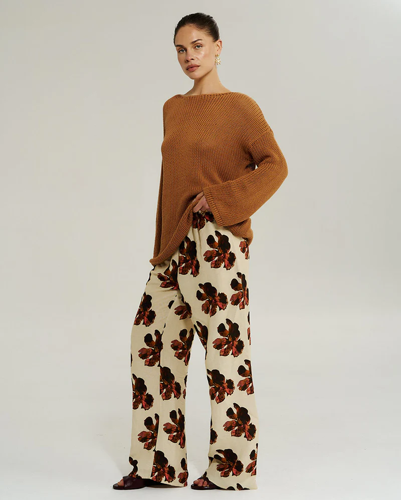 Wide Leg Pant - Butter Fleur - Image 8