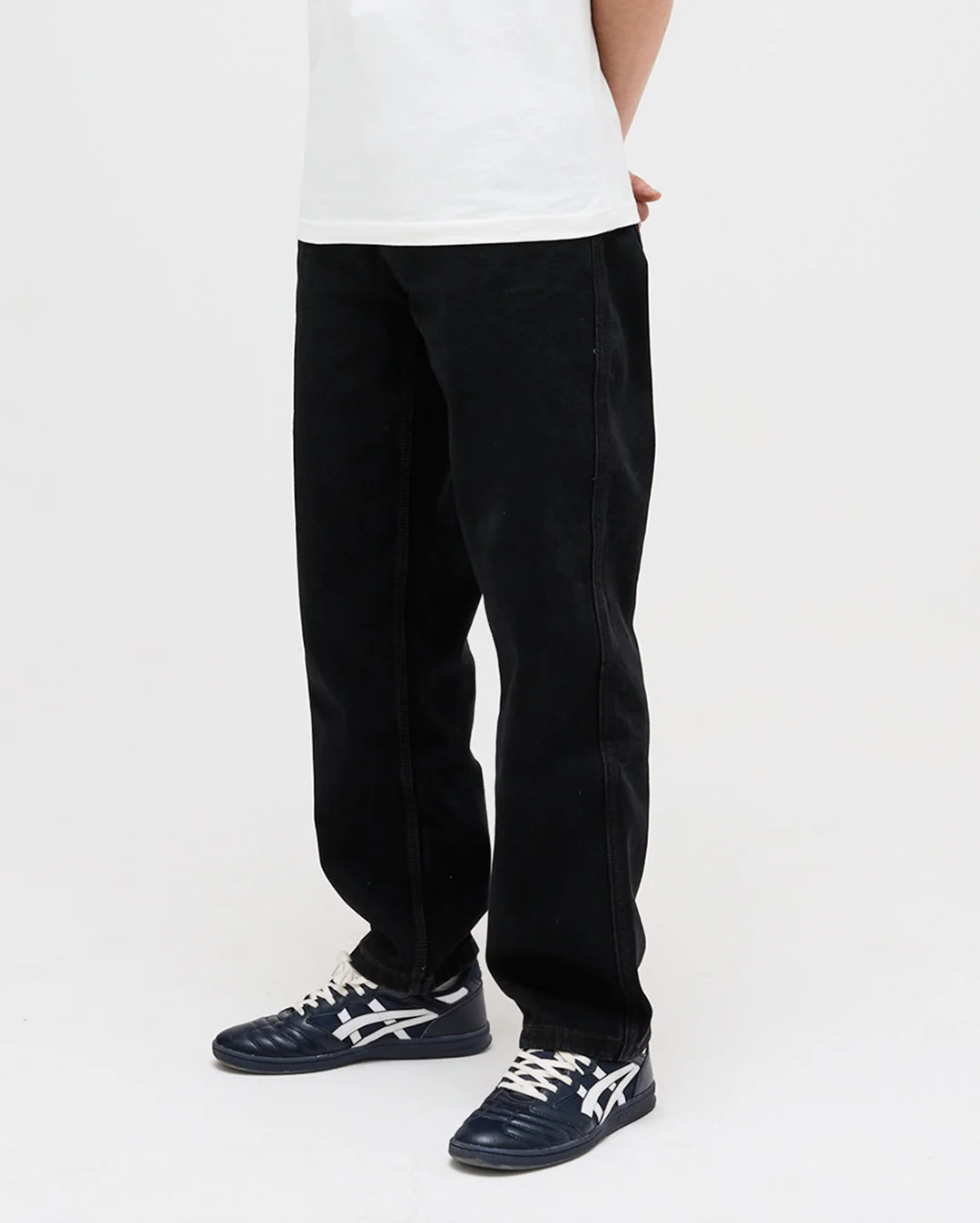 Workers Club Straight Leg Jean - Washed Black - Image 4