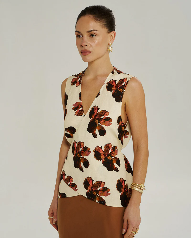 Wrap Vest - Butter Fleur - Image 2