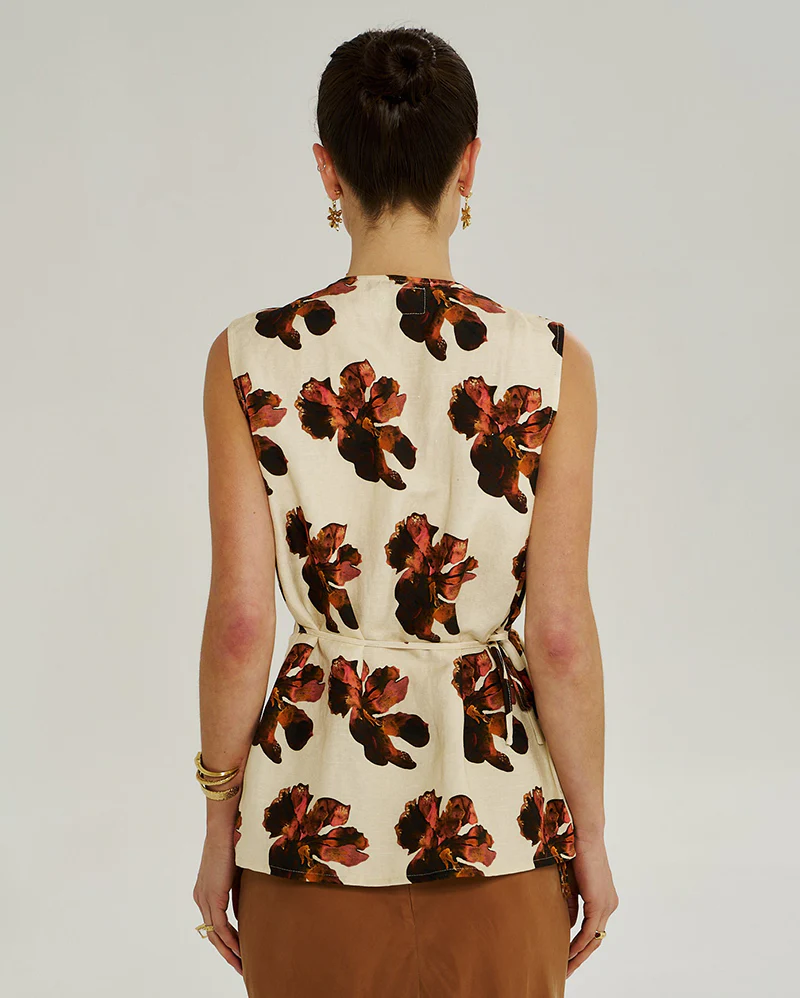 Wrap Vest - Butter Fleur - Image 3